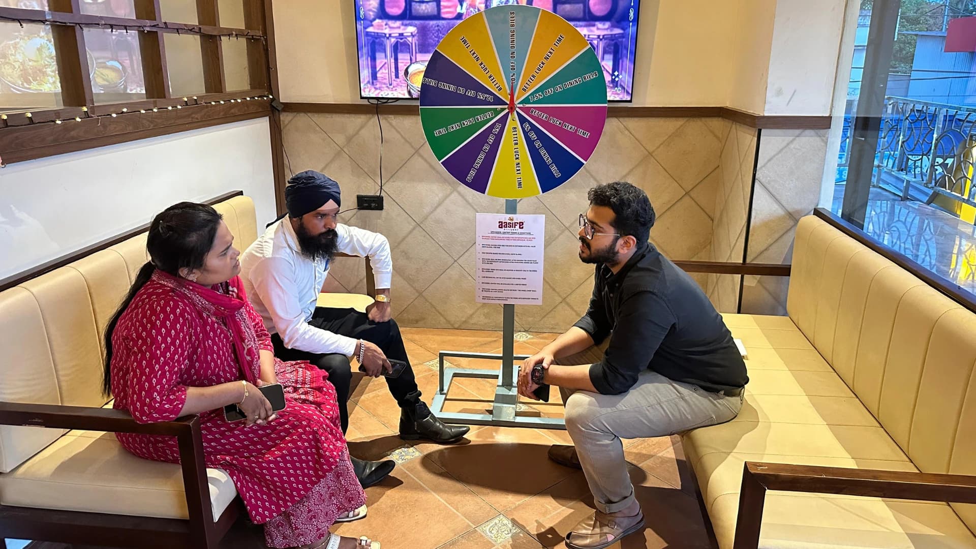 Interactons with restaurant owners